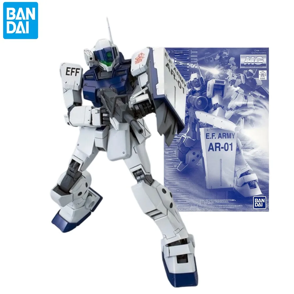 

In Stock Bandai MG 1/100 GM SNIPER 2 WHITE DINGO TEAM CUSTOM Aninm Action Figure Assembly Model Kit Original Toy Gift for kids