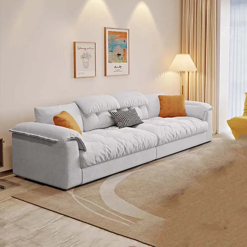 Modern Living Room Couches Simple Comfortable Designer Small Nordic Sofa Puffs Lazy Lounge Divani Da Soggiorno Salon Furniture