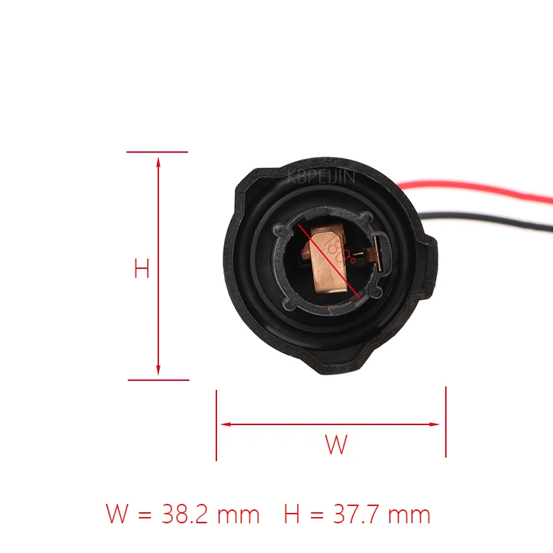1x For Ford Ecosport Focus MK2 Citroen C5 Rear Fog Light BA15S P21W Bulb Holder Connector Socket Adapter Accessories view 4