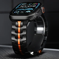 Ultra 3 2 Titanium Color Strap For Apple Watch 49mm 46mm 45mm 44mm 42mm Metal Band iWatch 11 10 9 SE 3 Stainless Steel Bracelet