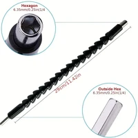 1pc 295mm 360 Degree Screwdriver Bend Universal Adapter Extension Rod Drill Bit Flexible Shaft Electric Hand Drill Power Tool 3