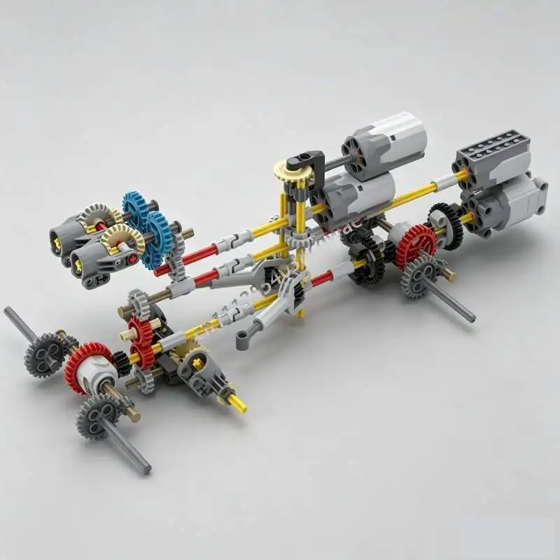 1649PCS Heavy Duty Construction Loader MOC Technical Vehicle Model Custom Assembly Educational Building Blocks Holiday Presents