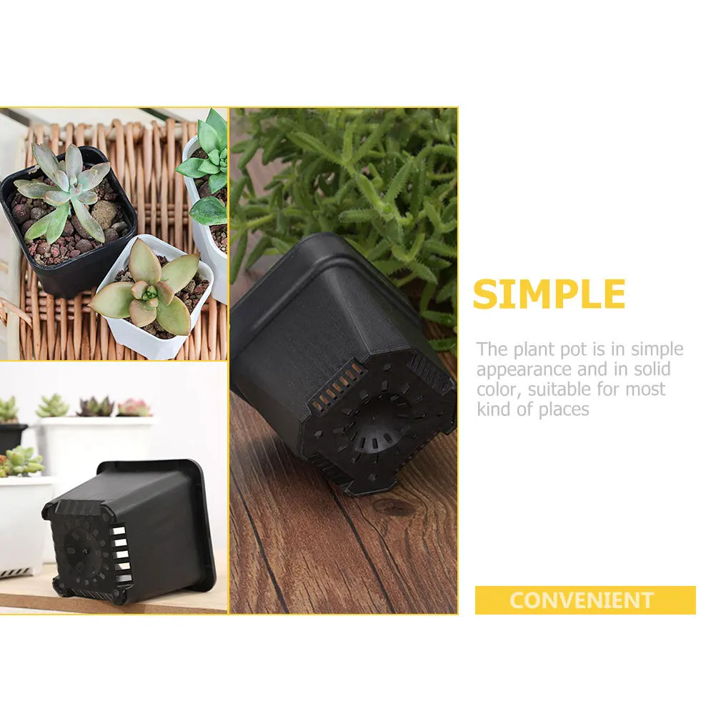 

15pcs Thickened Matte Flower Pots 15Cm Plastic Planters For Indoor Outdoor Garden Succulent Nursery Balcony Plants Pp Flowerpots