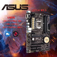 Asus Z97-K R2.0 Desktop Motherboard Z97 Socket LGA 1150 i7 i5 i3 DDR3 32G SATA3 ATX Original disassembly
