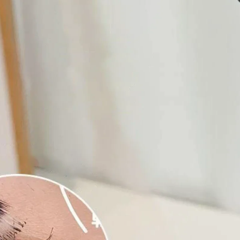 Pennello per mascara Pennello per ciglia smerlato Setole morbide Pennello per ciglia pieghevole Pennello per sopracciglia per ciglia ad angolo pieghevole per strumento di trucco