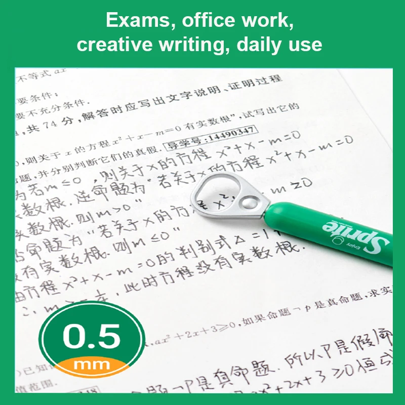 Cute Kaco Sprite Gel Pens POPUP Comfortable Grip Low Gravity Dual Nib Quick-Dry Ink Pull-Tab Signture Pen Limited Fun Stationery