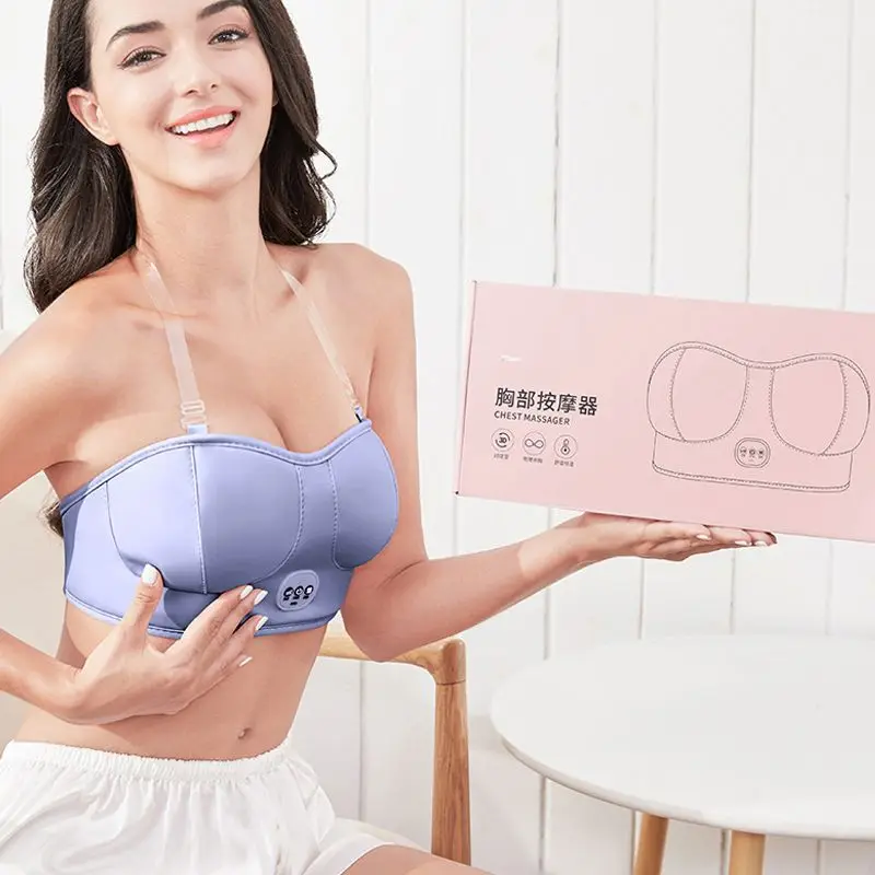 Breast Massage Bra Vibration Chest Massager Breast Enhancement Instrument For Breast Lift Enlarge