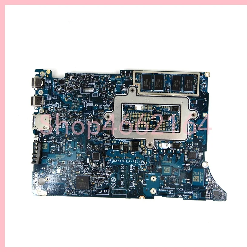 LA-F211P With i5 i7-8th Gen CPU 8GB/16GB RAM Mainboard For Dell XPS 15 9575 / Precision 5530 Laptop Motherboard 100% Tested OK