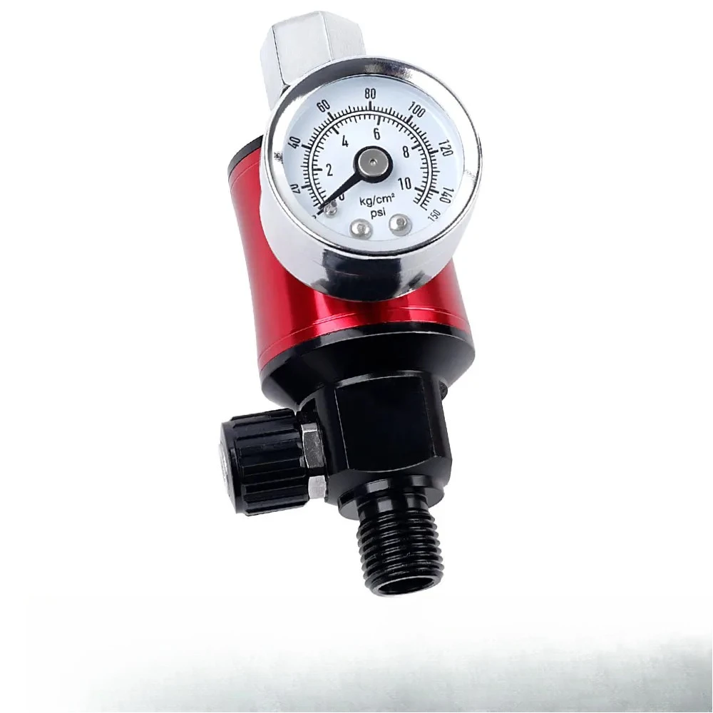 Air Compressor Regulator,Water Separator/Filter with Gauge,G1/4