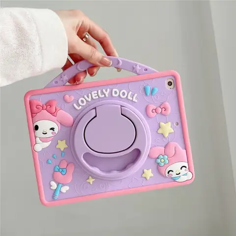 for Redmi pad Pro 12.1in pad 10.6in pad SE 11inpad SE 8.7inpad 2 11in Cover Cartoon Melody Silicone Soft pen slot Case