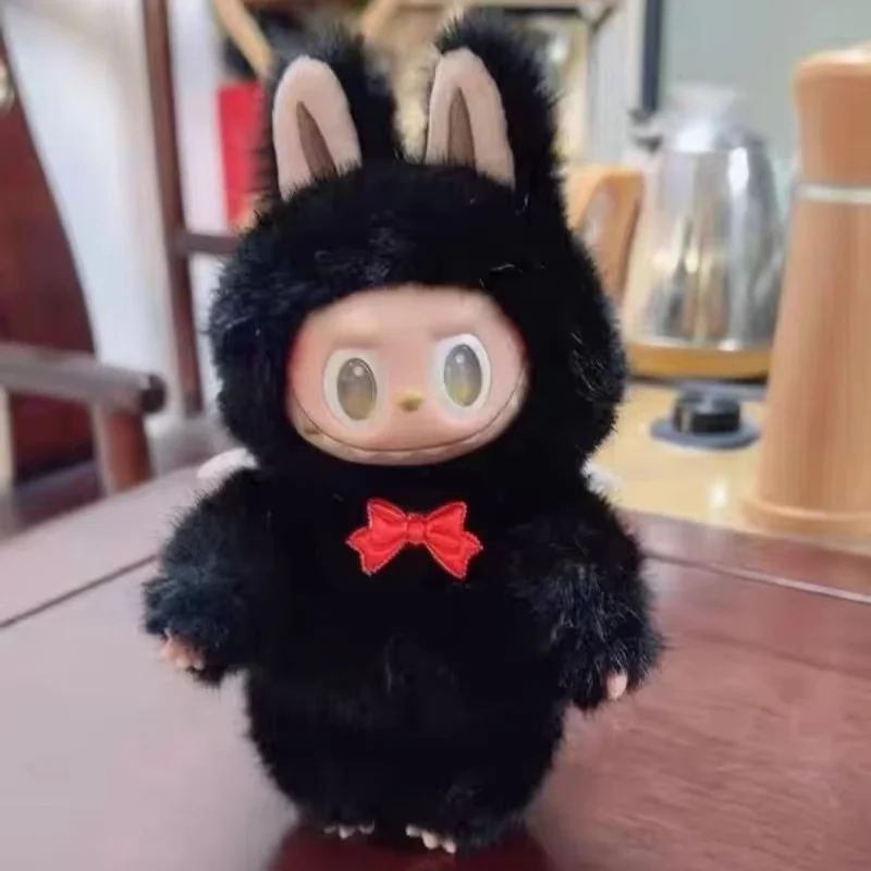 2025 ขายร้อน Monster Labubu Series กล่องตาบอด Replica Zimomo Dark Angel Handmade เปลี่ยนตุ๊กตาเดสก์ท็อปเครื่องประดับของเล่นของขวัญวันเกิด