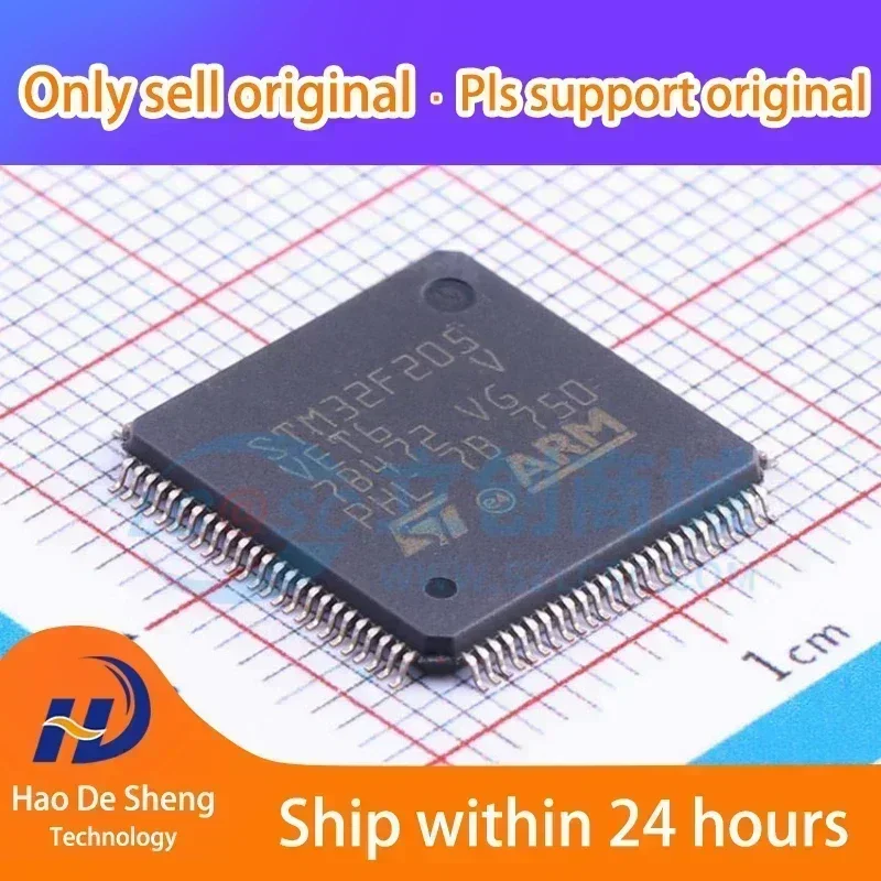 

10 шт./лот STM32F205VET6 205VET6 LQFP-100 новый оригинальный в наличии
