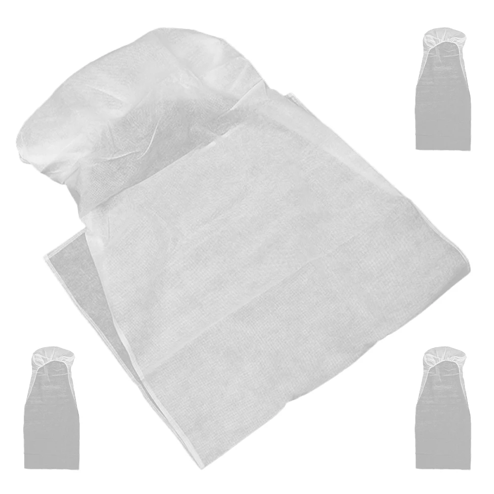 

4pcs Disposable High-speed Train Seat Cover Nonwoven Car Backseat Protector Cinema Furniture Covers Versatile Application Single