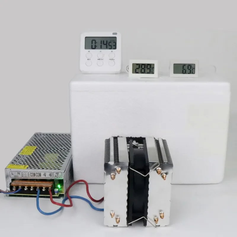 72W Semiconductor Mini Air Conditioner Refrigerator System Peltier Thermoelectric Cooler