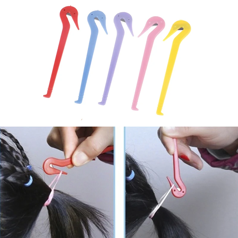 5 Stücke Haarbänder Gummischneider Mädchen DIY Styling Kopfbedeckung Band Schneidwerkzeug – Detail 17