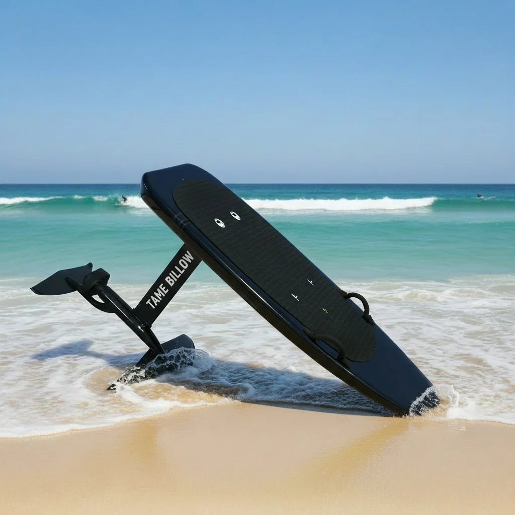 High-Speed Electric Hydrofoil Surfboard 8KW Powerful E-Foil Carbon Fiber Board with Remote Control for Ocean Waters