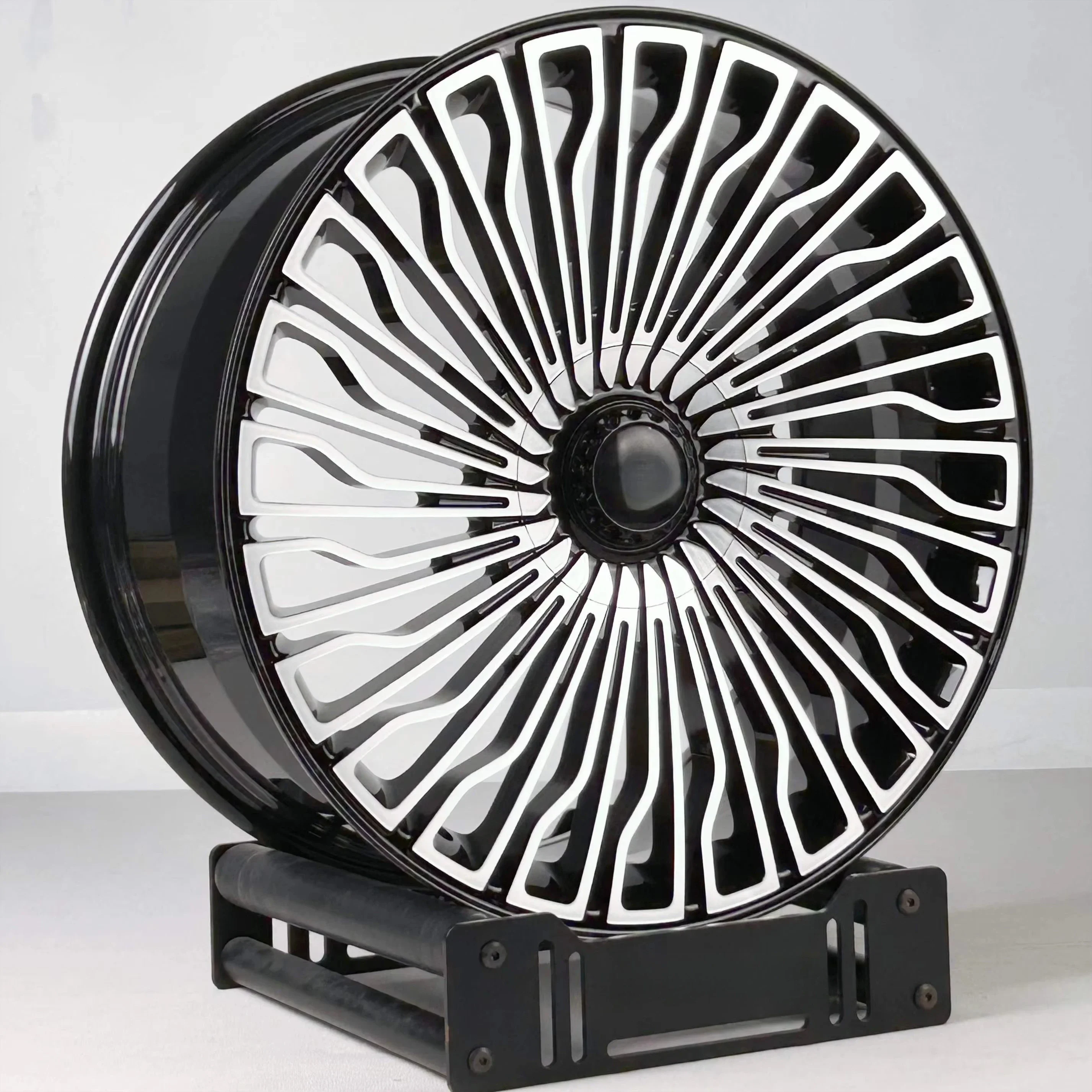 

BKU 5x120 Forged 23 24 Inch Rims Mutil Spoke Black Alloy Wheel Rims for Range Rover L405 L322 L460 L494 Vogue Evoque