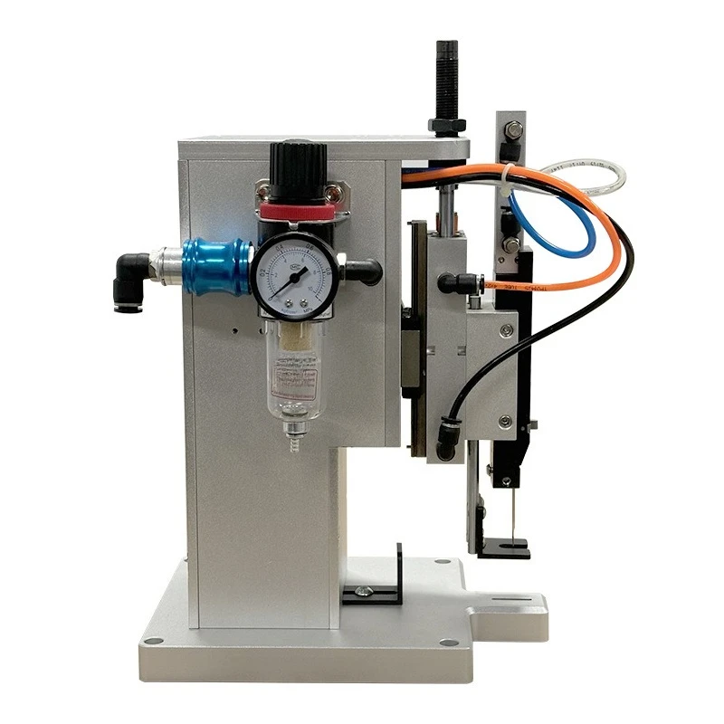 Single head pneumatic glue needle machine rag bath towel socks labeling tag automatic glue needle machine tag machine