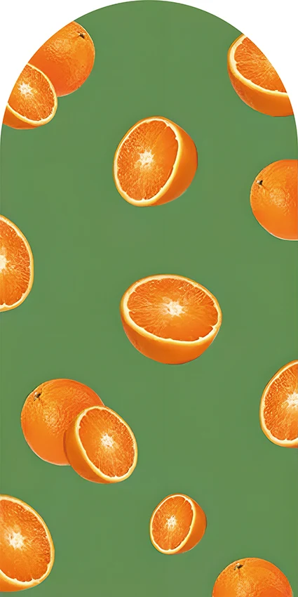 خلفية حائط مقوسة برتقالية من Mehofond، كتي صغير موجود على الطريق، صورة استحمام الطفل، صورة كيارا، خلفية على الوجهين