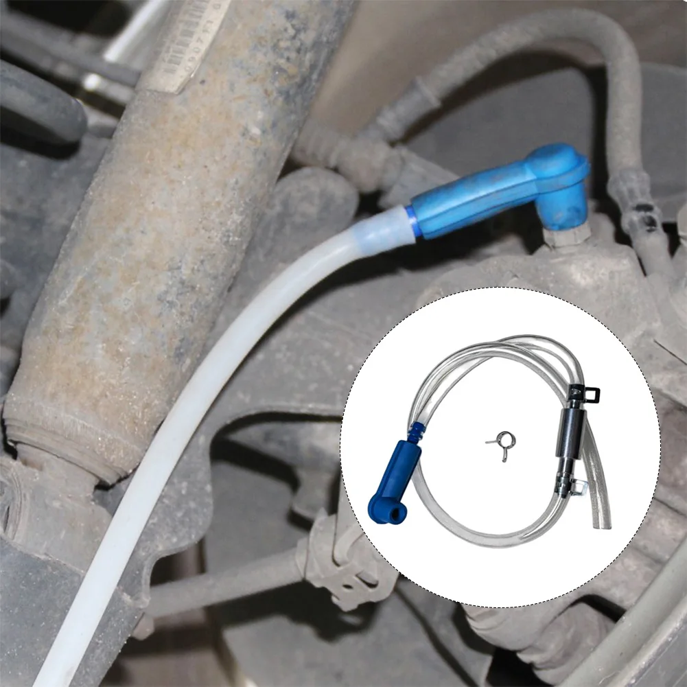 Brake Bleeding Utility Kit with Directional Check Valve Hose and Adapters for Cars Motorcycles and Clutch Hydraulic Service
