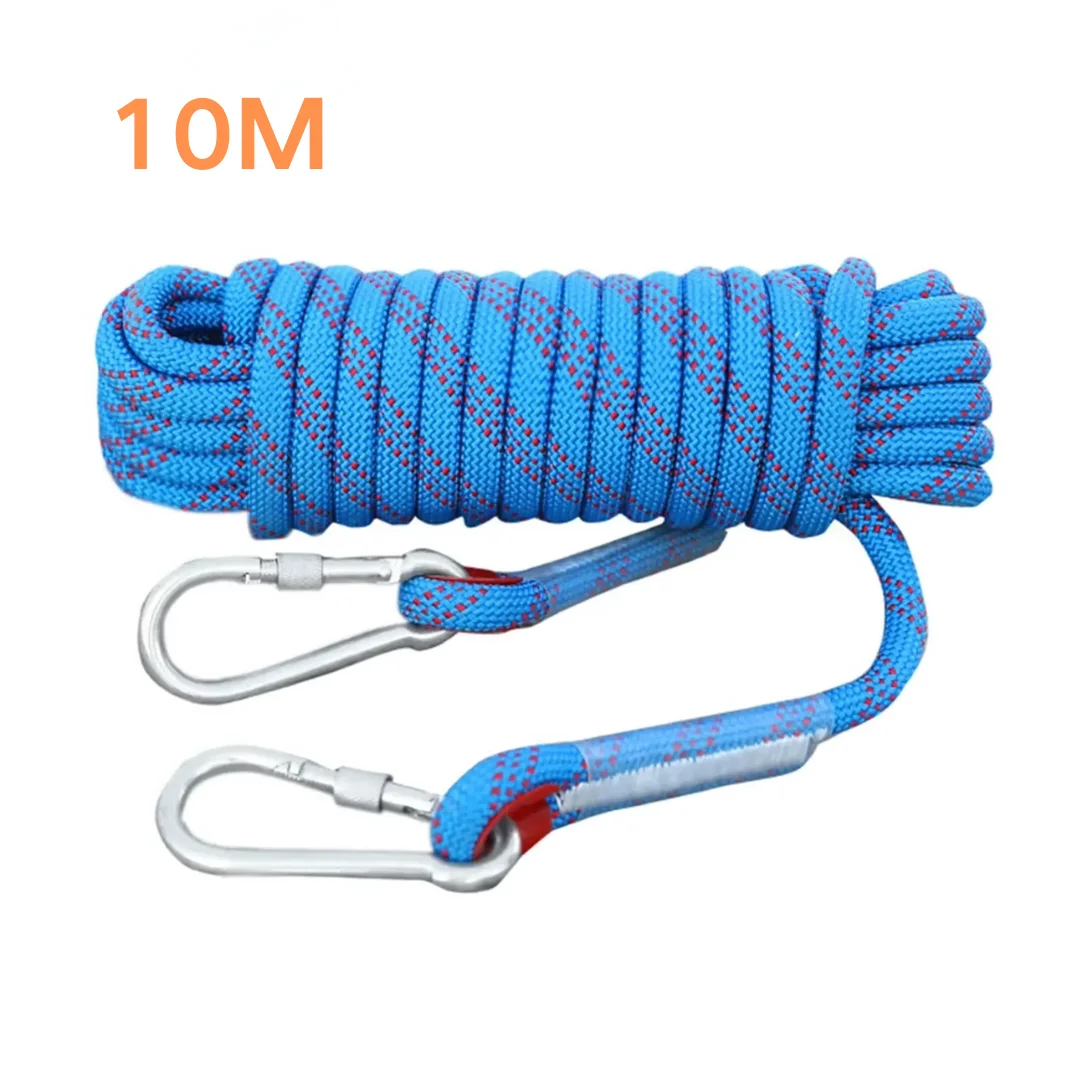 15M/25M/35M Outdoor Statische Touw Tomshoo 10mm Klimtouw voor Brandredding Veiligheid ontsnapping Klimmen Attachment Robuust en Veilig