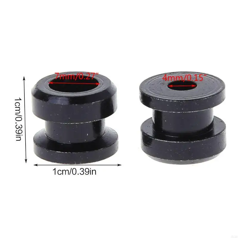 

MXMF 1Pair Guitar Non-slip Strap Lock Button Buckle Base