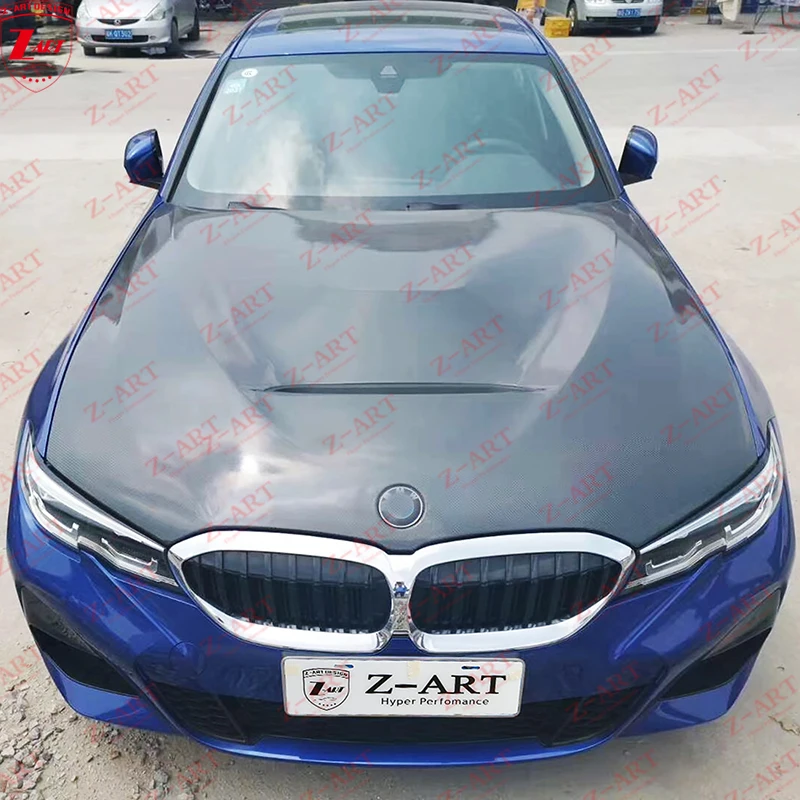 Z-ART G20 CS Engine Bonnet for BMW G20 GTS Carbon Fiber Engine Cover for All New 3 Series Carbon Fiber Engine Hood for G20