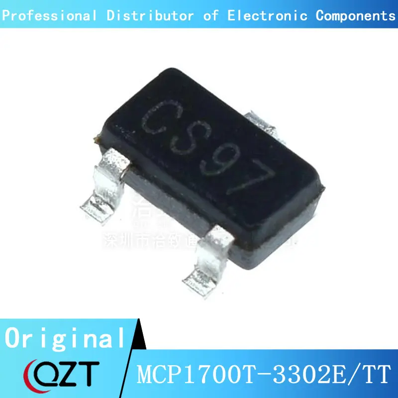 10pcs/lot MCP1700T-3302E/TT SOT23 MCP1700T-3302E MCP1700T-3302 MCP1700T MCP1700 SOT-23 chip New spot