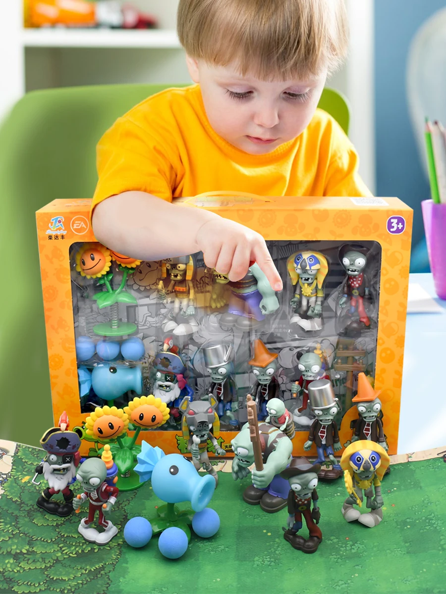 PLANTAS VS ZOMBIES 2 Brinquedos Conjunto Completo Novo Papel Gelo