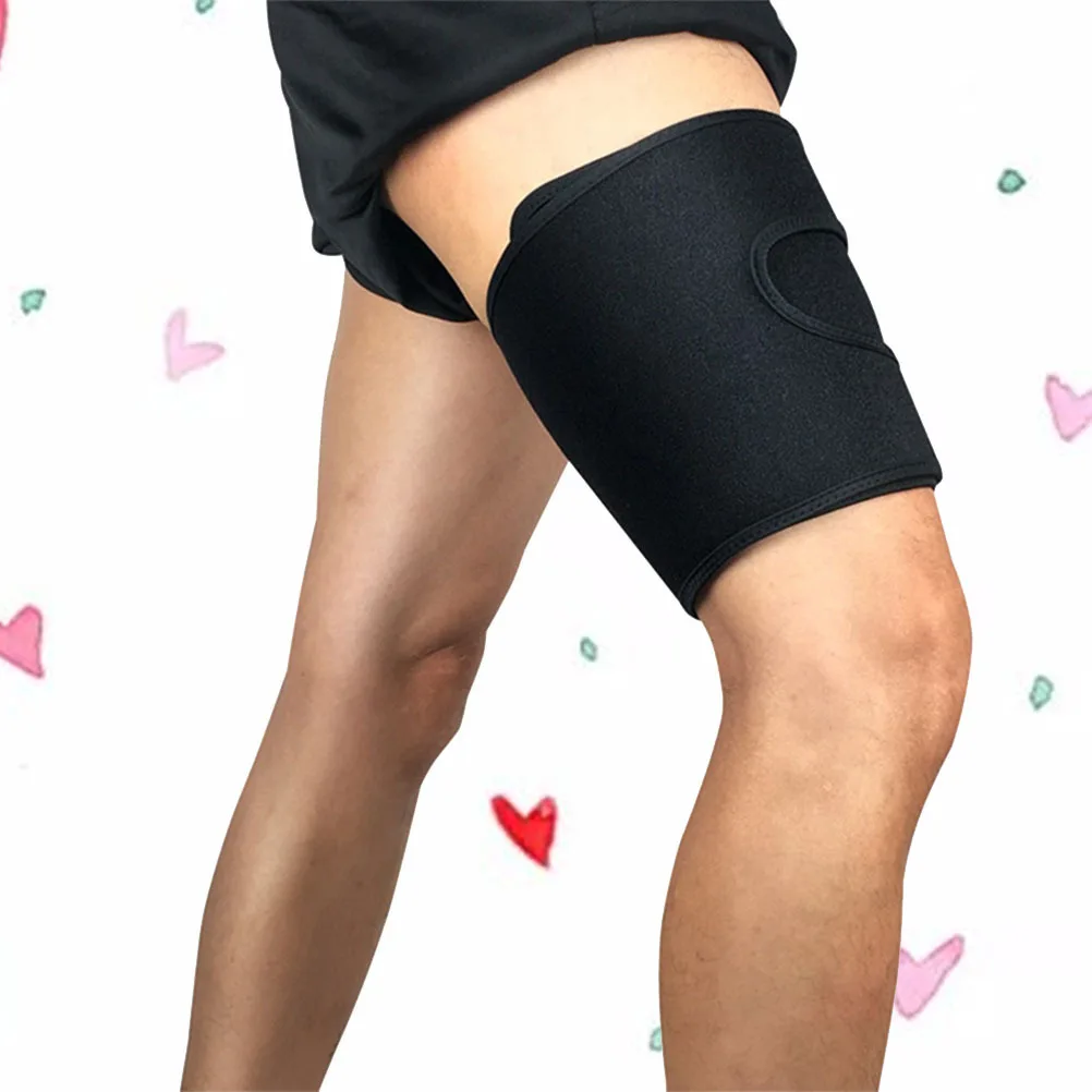 

Thigh Sweat Band Xl Size Adjustable Thigh Trimmer For Men Women Sports Protection Wrap Strap Fitness Running Yoga Gym