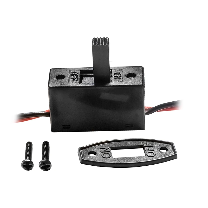 2Pcs RC Power Switch Model Car Receiver On Off Lipo Battery Switch HarnessCompatible Futaba JR Male JST Female 22awg 200mm