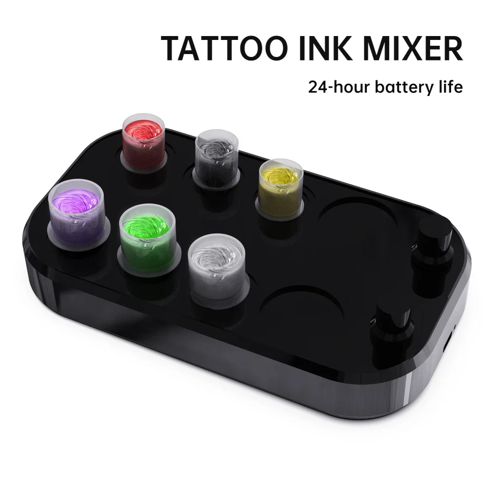 

New Tattoo Ink Magnetic Stirrer High-power Low Noise Professional 3000mAh Tattoo Colorant Liquid Electric Pigment Mixer Machine
