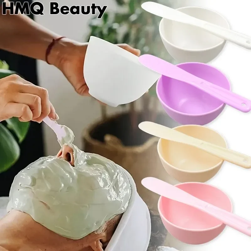 Face Mask Mixing Bowl Set DIY Facemask Mixing Tool Kit With Silicone Face Mask Brush Bowl Stick and Measuring Spoon Makeup Tools