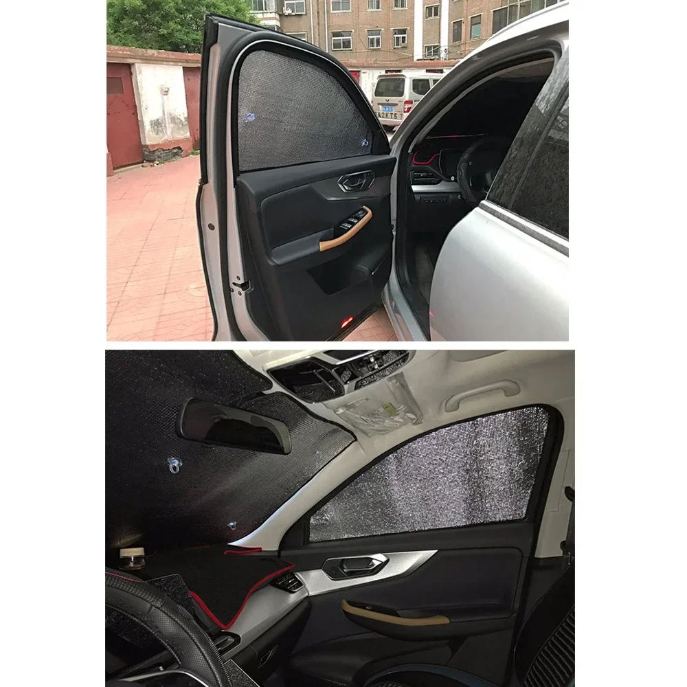 Sunshades For Volkswagen VW Caddy 2K Maxi 2003-2019 2018 2017 2016 Car Anti-UV Sunshade Full Cover Windshield Visor Accessories view 3