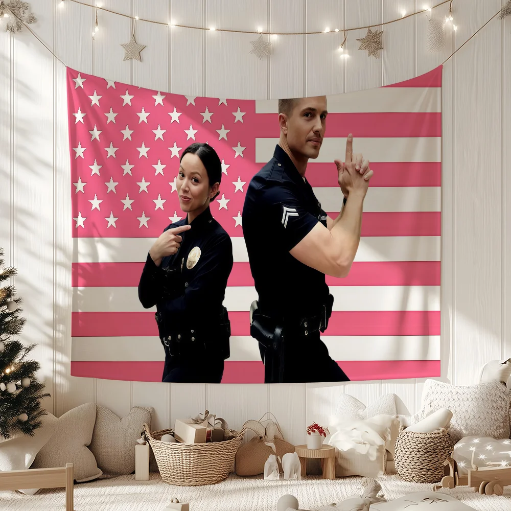TV The Rookie flag Decorative Banners Suitable For Outdoor Camping Family Parties And Garden Walls Gift