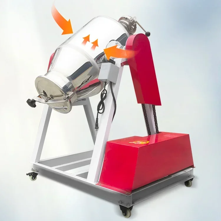 Automatic mixing equipment 25L 50L 100L 200L 500L 1000L drum food flour mixer