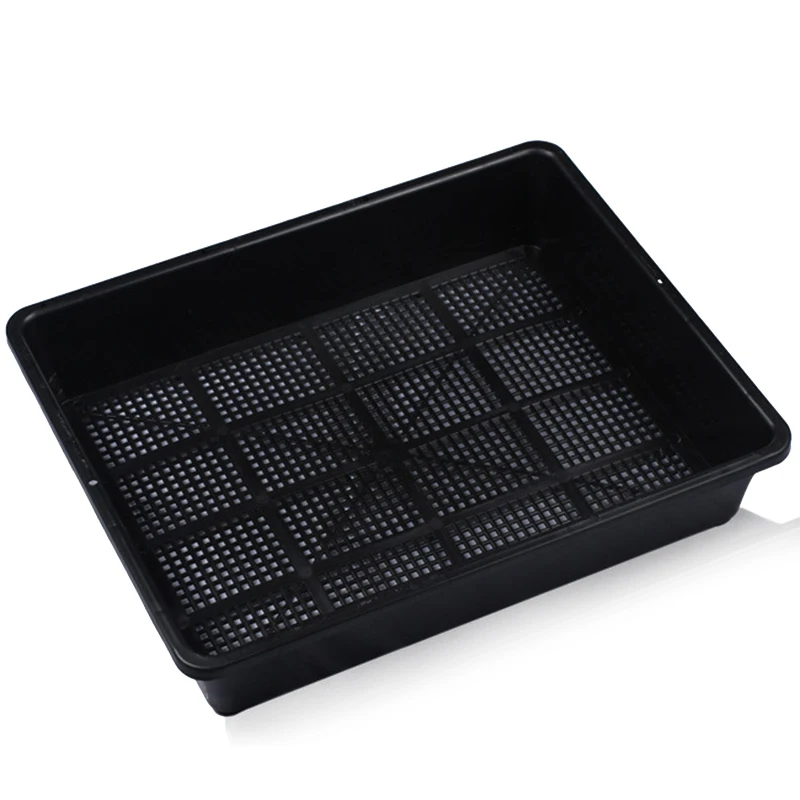 5Pcs Seedling Tray Plant Grower Dish Seedling Basin Thickening Seedling Tray For Agriculture Garden Home Balcony 37X30cm