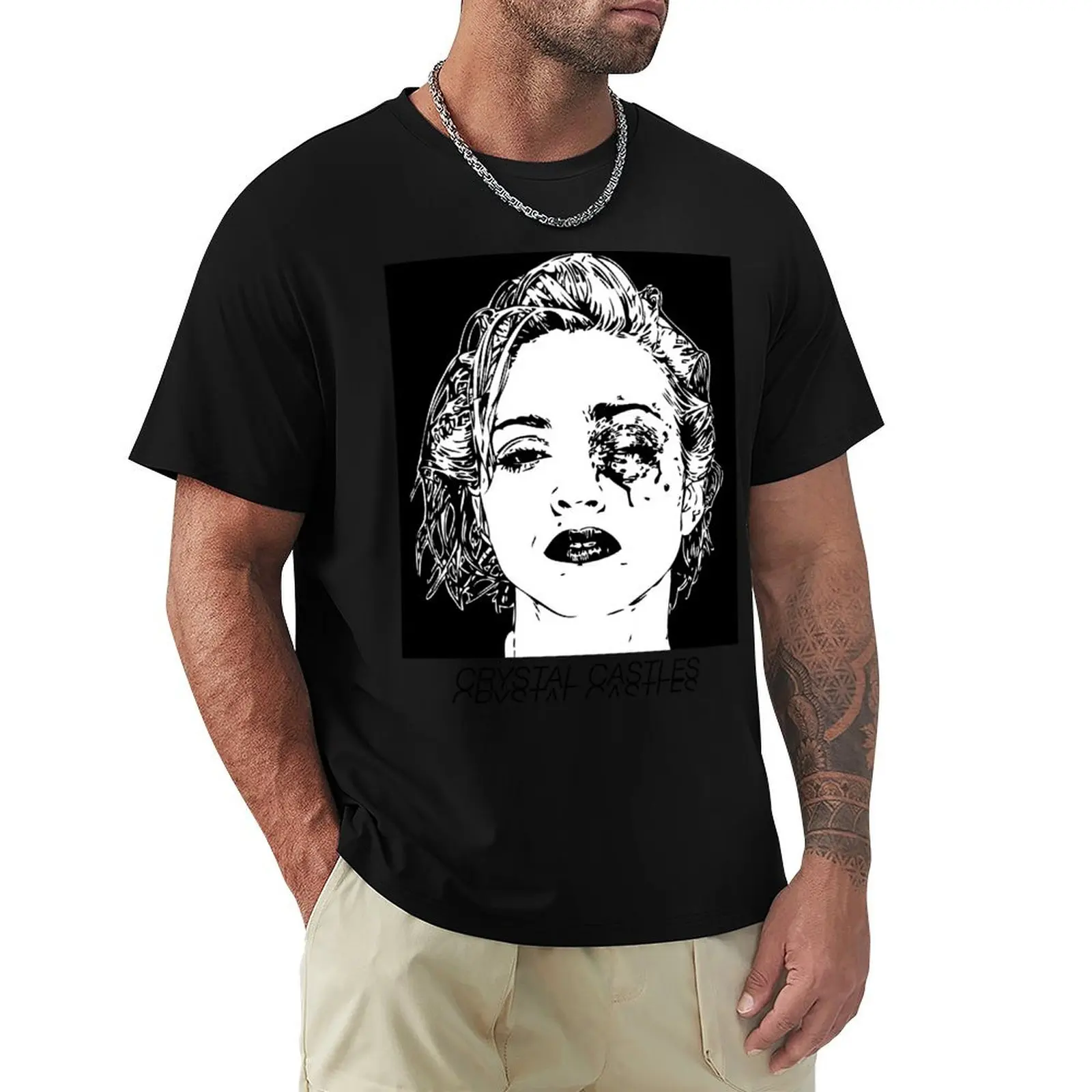 Crystal Castles T-Shirt Christmas Casual Tee Shirt