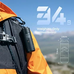 Flextail Zero Pump 34g Ultralight Inflate Pump Mini Portable Outdoor Hiking Air Pump Electric Inflator for Camping Sleeping Pads