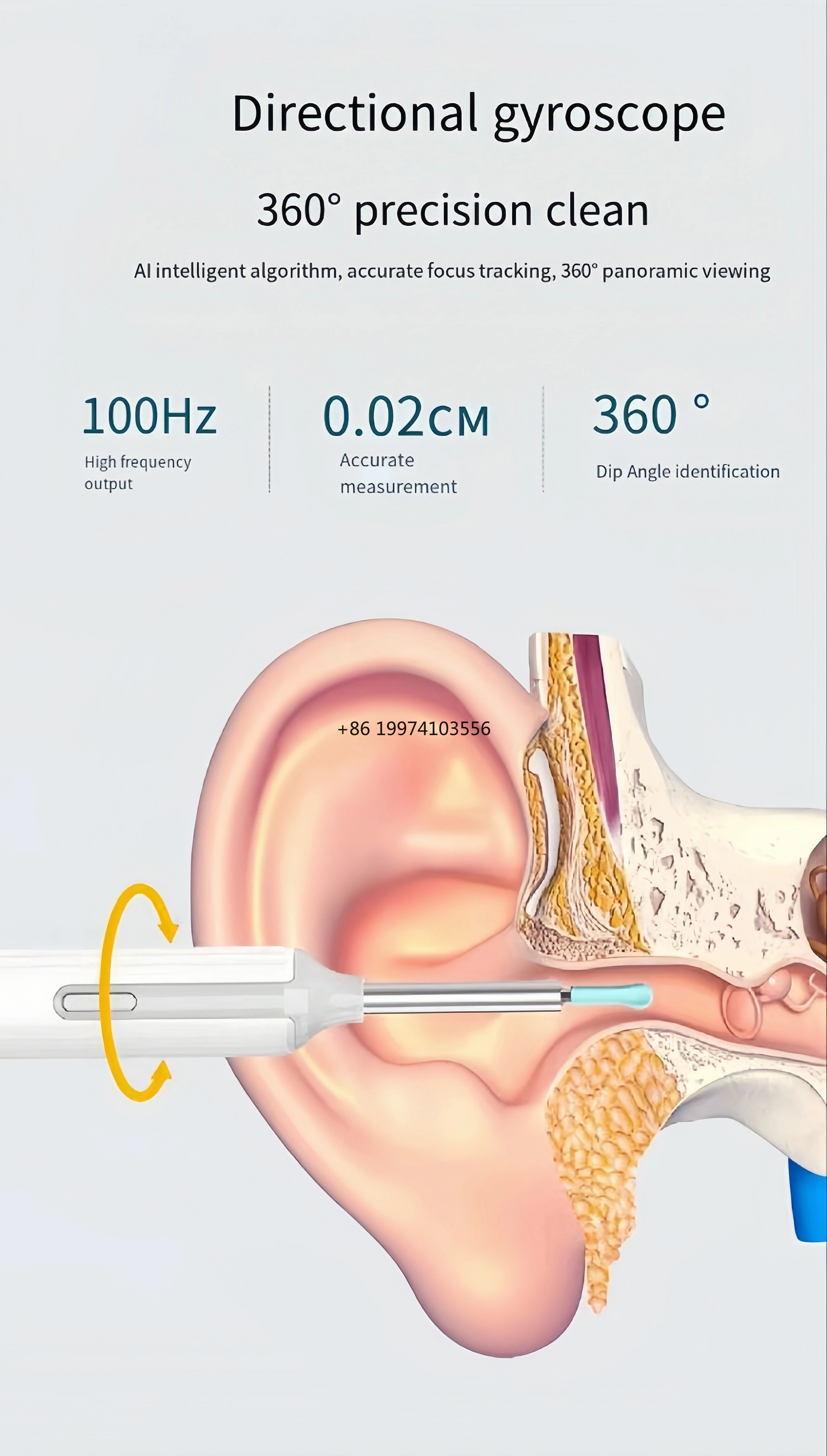 

Wax Cleaner Durable ABS Electric Ear Cleaner Wholesale for Beauty Personal Care High Quality Portable Wireless Smart Visual