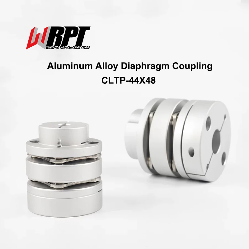 CLTP‑44X48 Aluminum Alloy Step Diaphragm Shaft Coupling CLTP Diaphragm Flexible Coupler Flange Connector Servo Motor CNC P