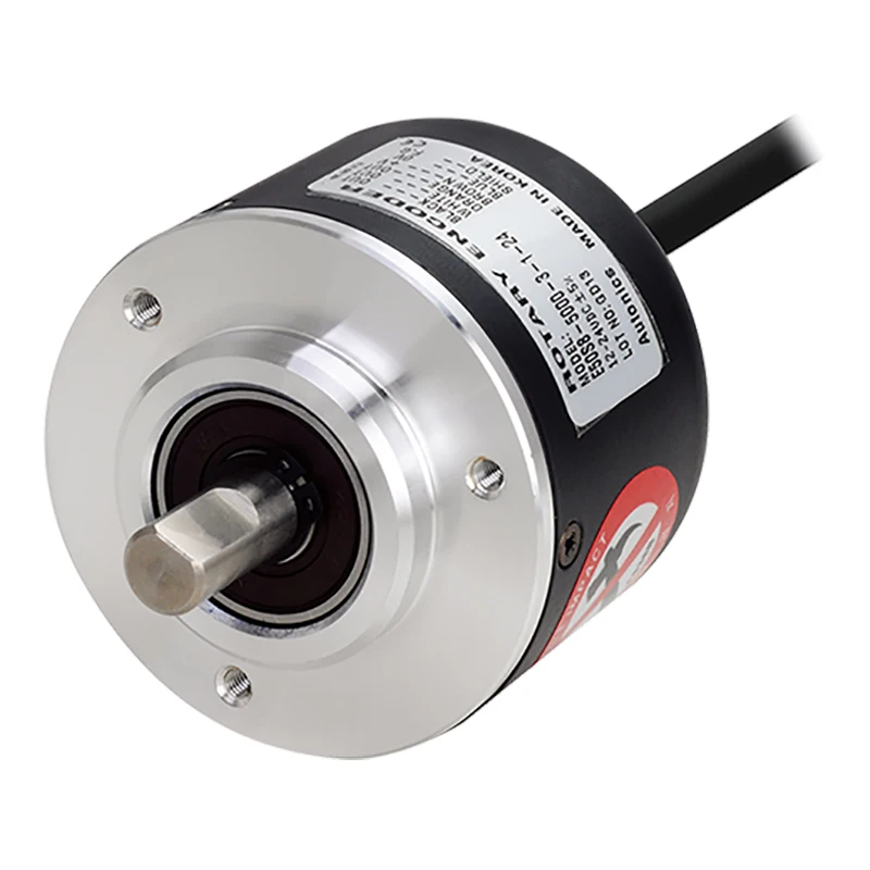 

Autonics E50S8-100-3-T-24 rotary encoder shaft outer diameter 8mm axial wiring lead out type connection cable type