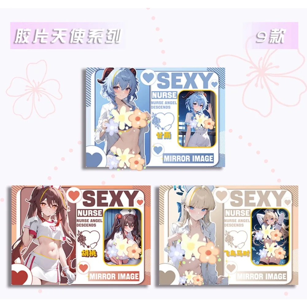 New Mirage Goddess Story Cards Booster Box  Anime Games Girl Shy Rare Precious Maid Series Cards Doujin Toys and Hobbies Gifts