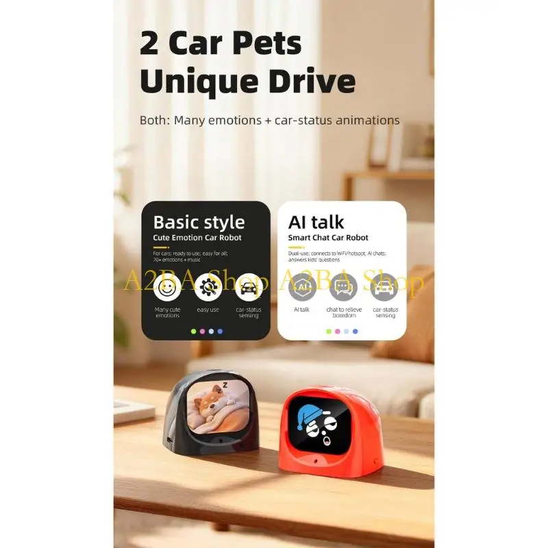 A2BA Intelligent AI Voice Robot Electronic Pet Companion Robot 30Languages Support