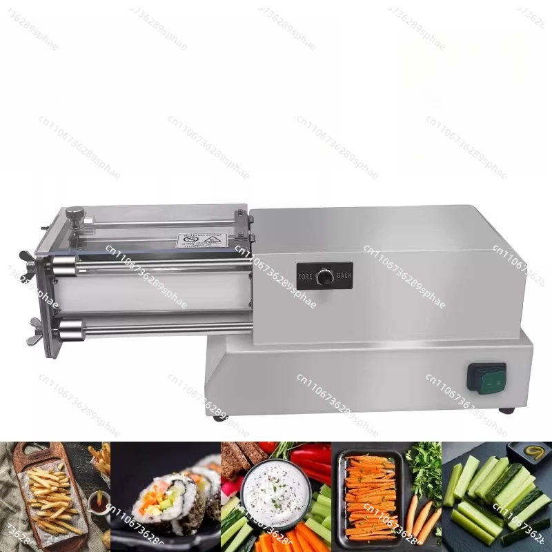 Electric strip cutter Commercial potato chip cutter Small automatic fruit and vegetable strip machine