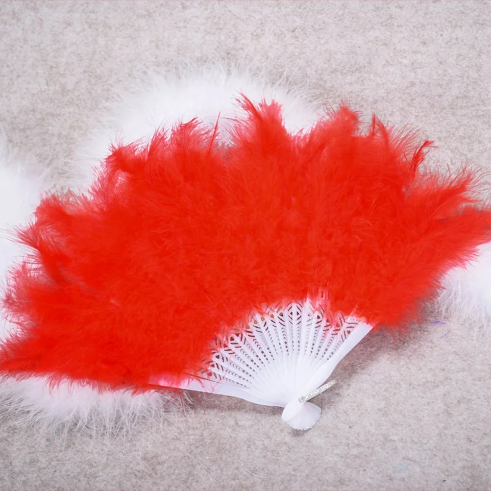 

Fan Folding Handheld Party Dance Prop Smooth Safe Handle Performance Accessory Wedding Decoration Cosplay Gift