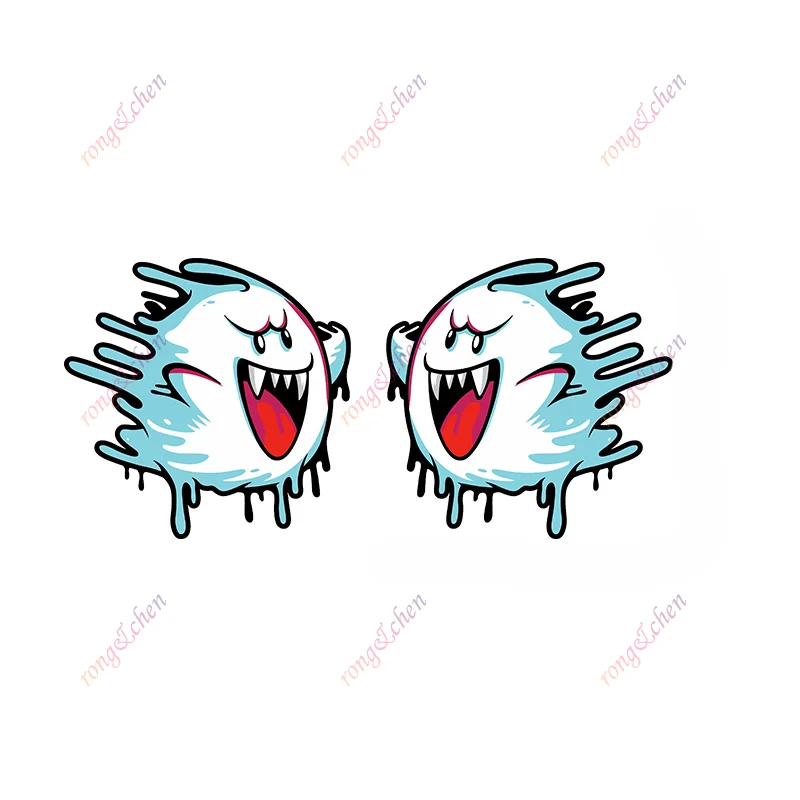 

Funny Car Sticker Melting Ghost for Car Motorcycle Racing Helmet Laptop Trunk Body Car Window Surfboard Waterproof PVC Decals