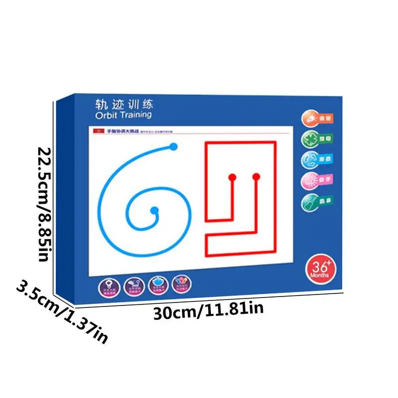 Jouet de dessin Montessori, stylo, contrôle, formation, couleur, forme, jeu de correspondance, activités d'apprentissage pour tout-petits, livre éducatif