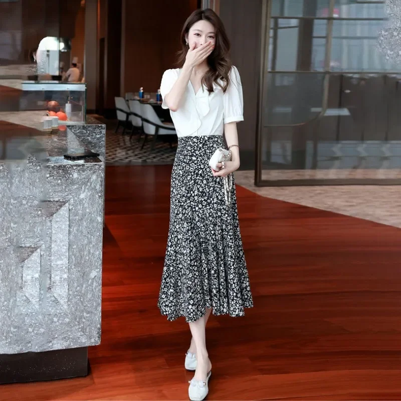 Long Skirts For Women Casual Maxi Woman Skirt Streetwear Trend Korean Fashion Cheap Y2k Vintage Modest Offer 2025 New In V On