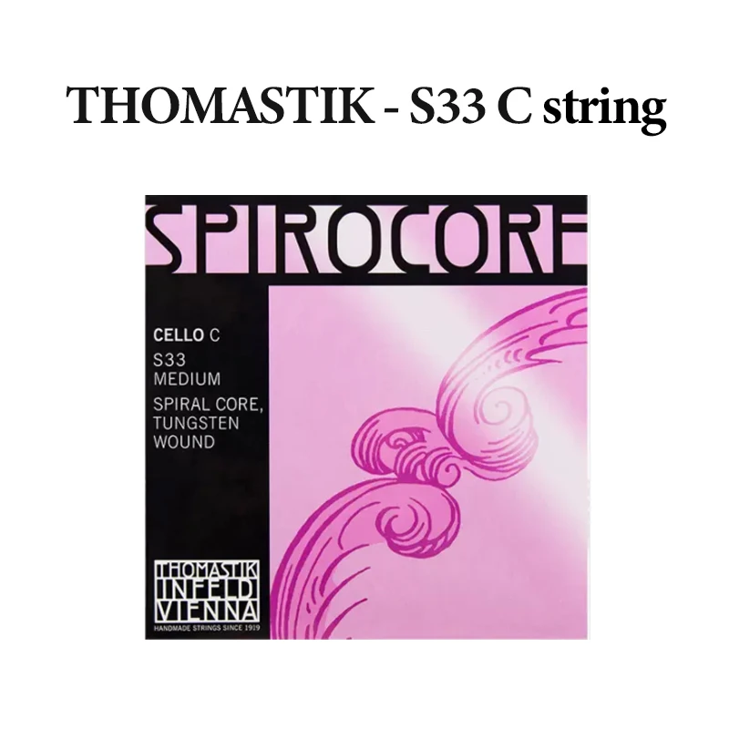 Thomastik-Infeld SPIROCORE Cello-snaar G/C S28 S29 S32 S33 LARSEN SOLOIST Cello-snaar A/D, 4/4 formaat Alleen enkele snaar